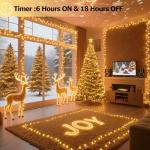 33ft Battery Operated LED Christmas String Lights