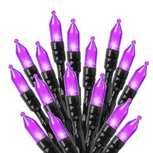 Purple 100 LED Waterproof Christmas String Lights