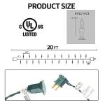 Warm White 200 Count Mini Christmas Lights Set