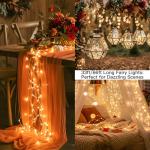 66ft 200 LED Warm White Battery String Lights