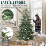 6.5ft Pre-Lit Aspen Fir Christmas Tree with Remote