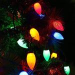 C9 LED Christmas Lights, 33ft Connectable String