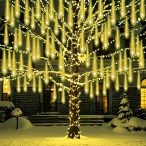 Outdoor Meteor Shower Christmas Lights - 24 Tubes