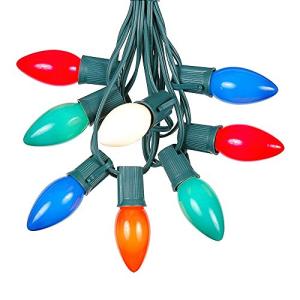 25 Foot C9 Multi Ceramic Christmas String Lights