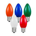 25 Pack C9 Ceramic Outdoor Christmas Replacement Bulbs