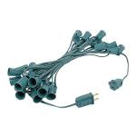 25 Foot C9 Multi Ceramic Christmas String Lights