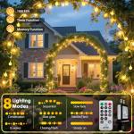 100 LED Globe String Lights with Remote Control