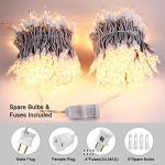 300 Clear Christmas Lights String, 69.6ft