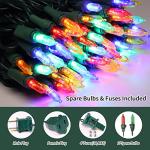 100 LED Multi Color Christmas Mini String Lights
