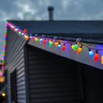 C9 LED Christmas Lights, 33ft Connectable String