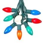 25 Foot C9 Multi Ceramic Christmas String Lights