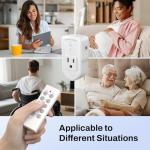 Wireless Remote Control Outlet for Christmas Lights