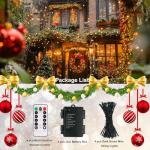 Battery-Operated 50LED String Lights with Remote