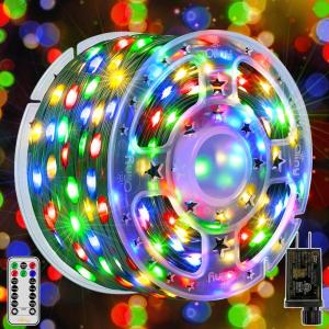 Ollny 198 FT Waterproof 600 LED Christmas Lights