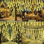Outdoor Meteor Shower Christmas Lights - 24 Tubes