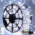500 LED White Christmas Lights with Remote Control