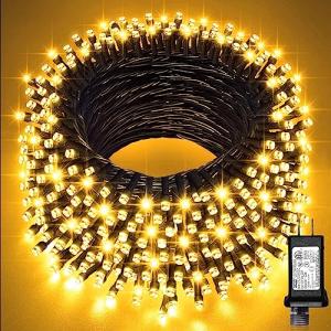200 LED Warm White Christmas Lights - 66ft