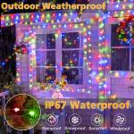 Ollny 198 FT Waterproof 600 LED Christmas Lights