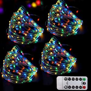 66 Ft 200 LED Multi-Color Battery Fairy Lights