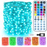 BrizLabs 66ft LED Color Changing Fairy Lights