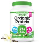 Orgain Organic Vegan Protein Powder – Vanilla Bean