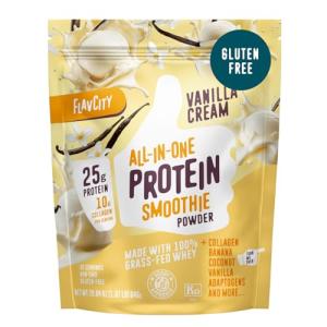 FlavCity Vanilla Whey Protein with Collagen
