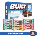 Built Bar Puff Protein Bars Variety Pack, 12 Count