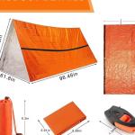 SunHalo Gear Emergency Survival Tent for 1-2 People