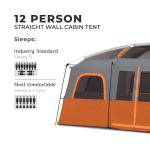 CORE 12-Person Multi-Room Family Camping Tent