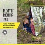SharpSurvival Two-Person Mylar Emergency Shelter Tent