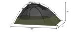 Teton Vista Quick Dome Tent with Rainfly