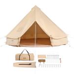 VEVOR 4-Season Canvas Bell Tent with Stove Jack