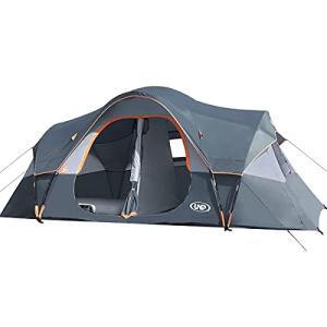 Spacious 10-Person Waterproof Camping Tent
