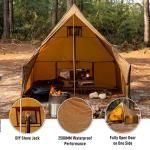 Hot Tent with Stove Jack for Camping and Hiking
