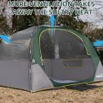 4-Person Waterproof Camping Tent with Easy Setup