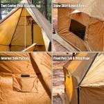 Hot Tent with Stove Jack for Camping and Hiking