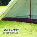 Lightweight 2-Person Tipi Hot Tent with Mesh