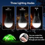 FLY2SKY Portable LED Emergency Tent Lanterns - 4 Pack
