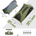Night Cat Waterproof Camping Cot Tent for Adults