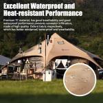 ShinHye 16.4ft Waterproof Bell Tent for Camping