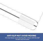 HBlife Acrylic Closet Organizer Set, Clear, 6 Pieces