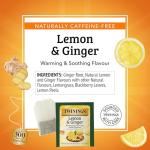 Twinings Lemon & Ginger Herbal Tea, 100 Bags