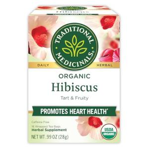 Organic Hibiscus Tea for Heart Health - 16 Bags
