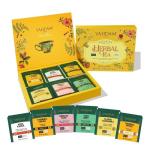 VAHDAM Assorted Herbal Tea Variety Pack - 36 Bags