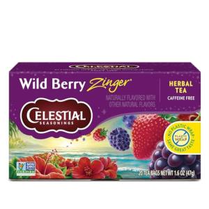 Wild Berry Zinger Herbal Tea Bags - Caffeine Free