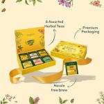 VAHDAM Assorted Herbal Tea Variety Pack - 36 Bags
