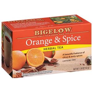 Bigelow Orange & Spice Herbal Tea, Caffeine Free