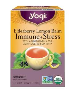 Yogi Organic Lemon Balm Elderberry Immune Tea