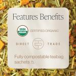 Rishi Organic Turmeric Ginger Herbal Tea Sachets