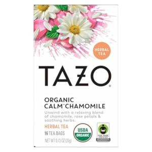 TAZO Calm Chamomile Herbal Tea Bags, 16 Count